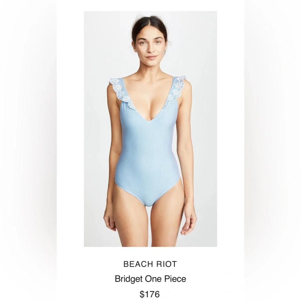 Beach Riot Scarlet Ruffle One Piece - Picture 6 of 7